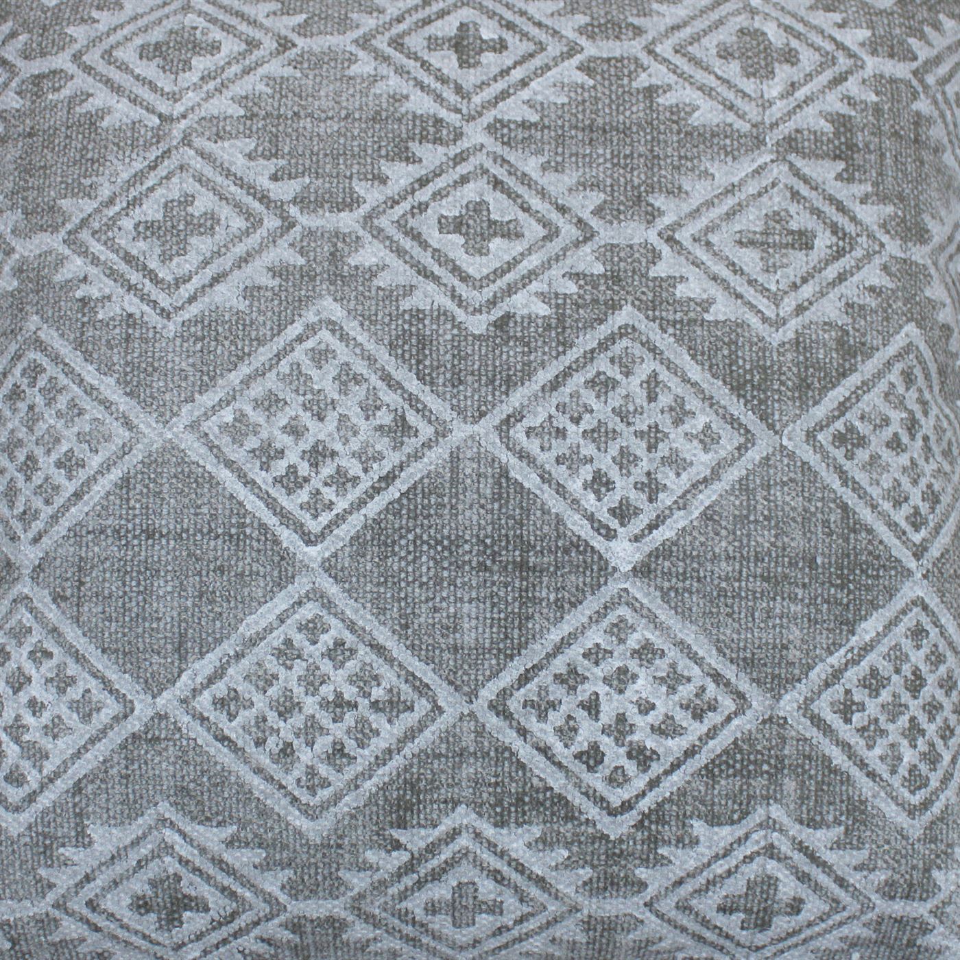 Besra Pillow, Cotton, Printed, Khaki,