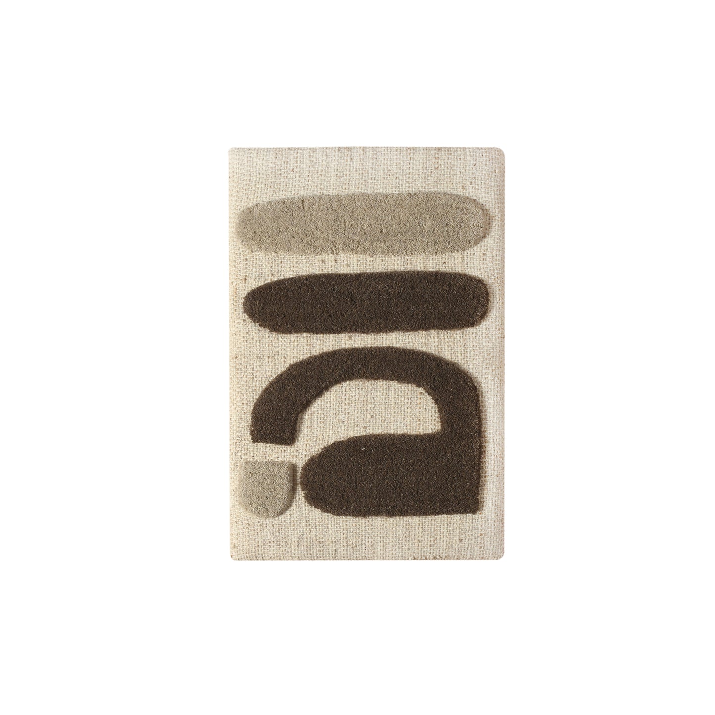 ALVIONT WALL ART AND ALLON WALL ART - BEIGE/GREY/BROWN - HAND WOVEN / OVER TUFTED - WOOL & MDF