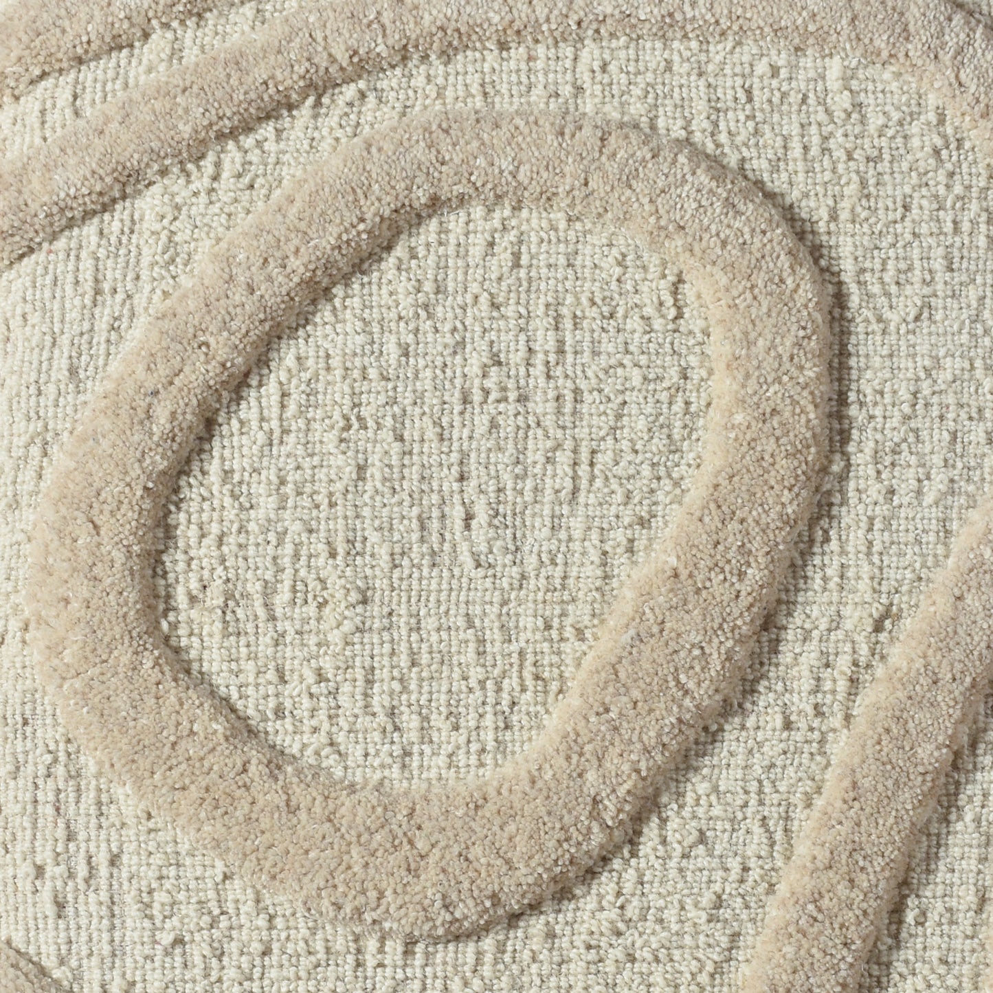 PYHAN WALL ART AND EERIK WALL ART - IVORY/BEIGE - HAND WOVEN / OVER TUFTED - WOOL & MDF
