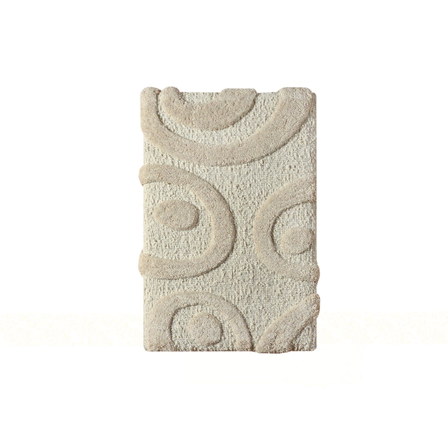 TALBOT WALL ART AND BECKERIN WALL ART - IVORY/BEIGE - HAND WOVEN / OVER TUFTED - WOOL & MDF