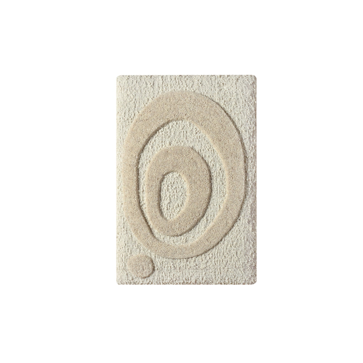 TALBOT WALL ART AND BECKERIN WALL ART - IVORY/BEIGE - HAND WOVEN / OVER TUFTED - WOOL & MDF
