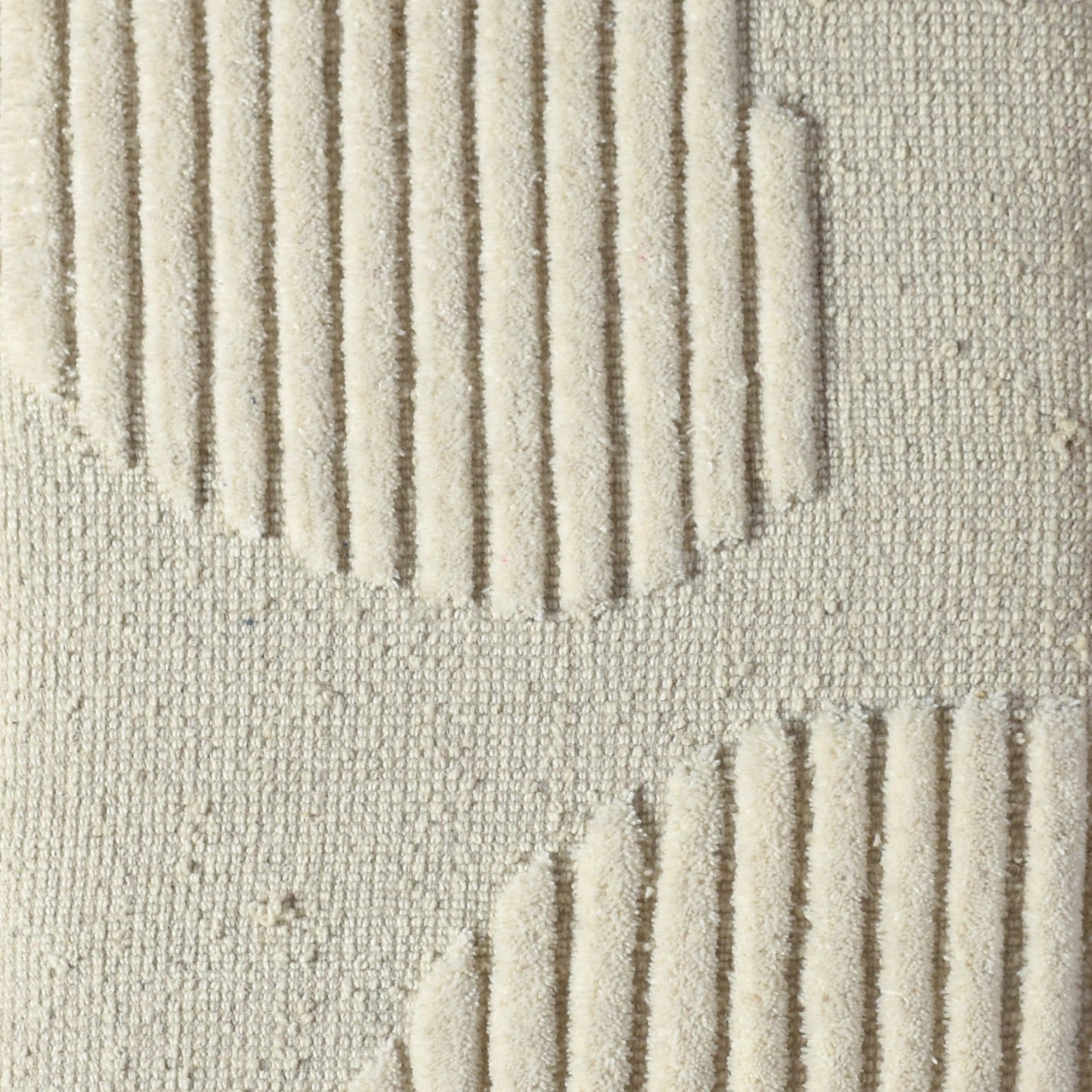 AARTEEN WALL ART AND WETTERIN WALL ART - IVORY - HAND WOVEN / OVER TUFTED - WOOL & MDF