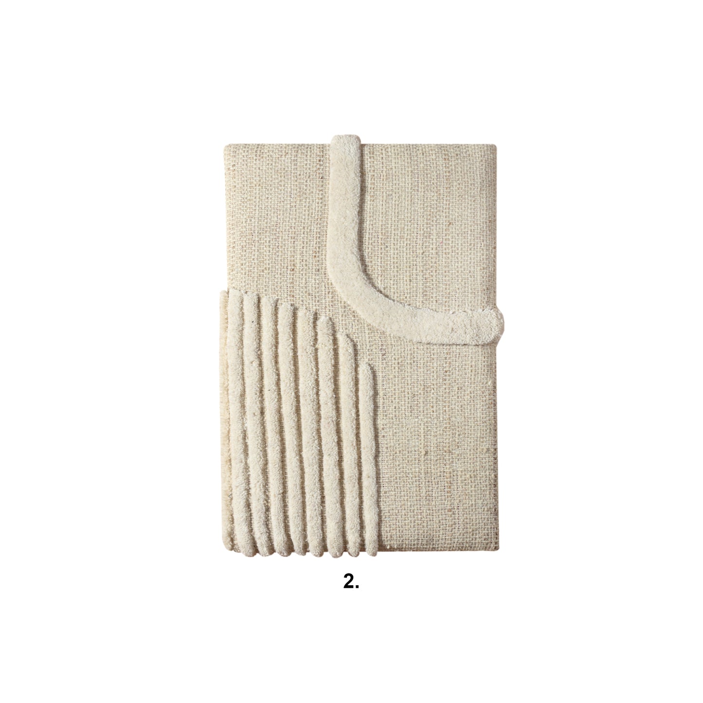 FLOORAN WALL ART AND FENIXIN WALL ART - BEIGE/IVORY- HAND WOVEN / OVER TUFTED - WOOL & MDF