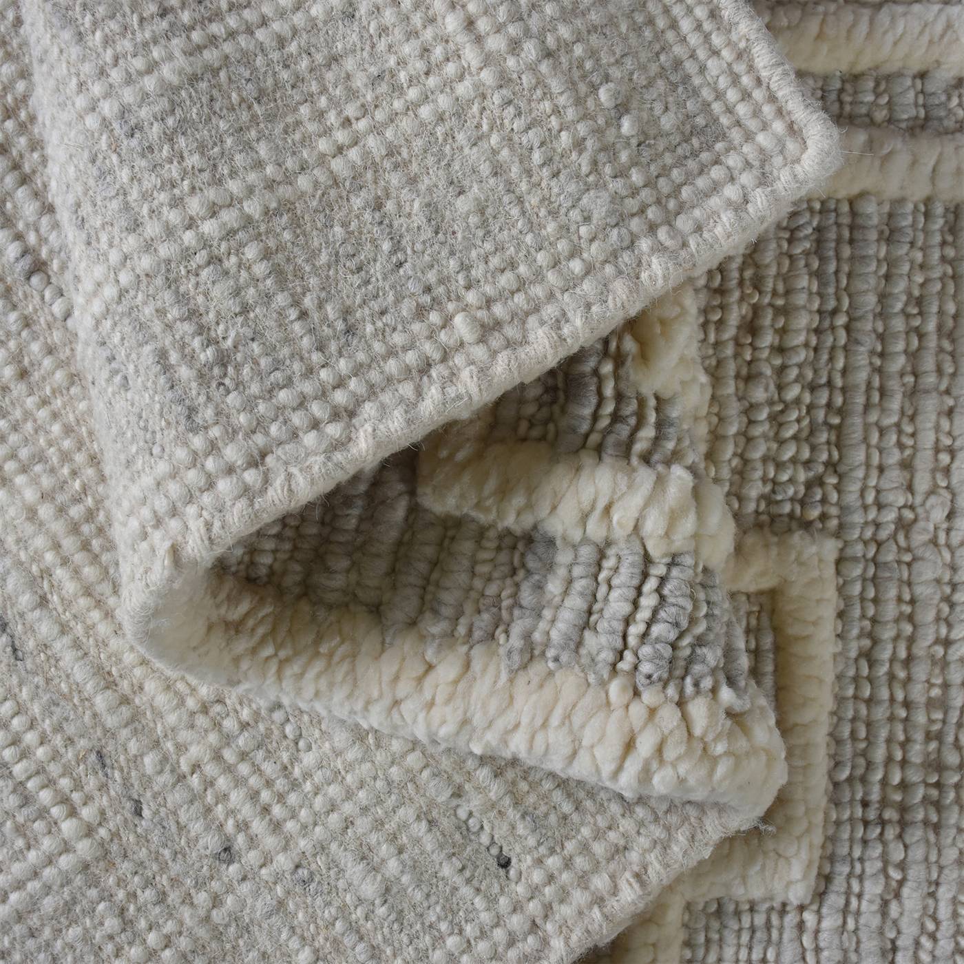 Area Rug, Bedroom Rug, Living Room Rug, Living Area Rug, Indian Rug, Office Carpet, Office Rug, Shop Rug Online, Natural White, Grey, Nz Wool, Punja Kelim, Punja, Cut And Loop, Geometric