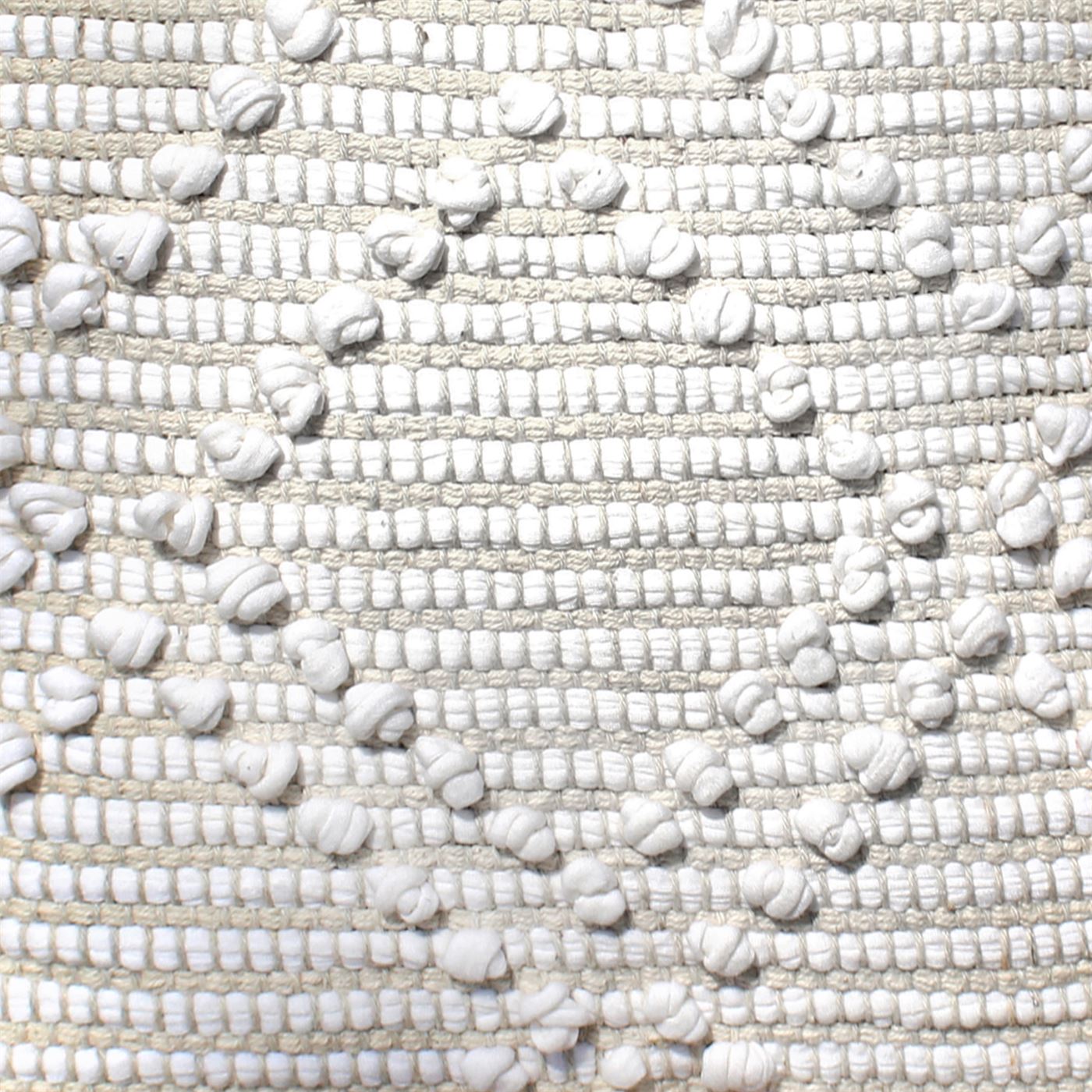Agria Pillow, Cotton, Natural White, 