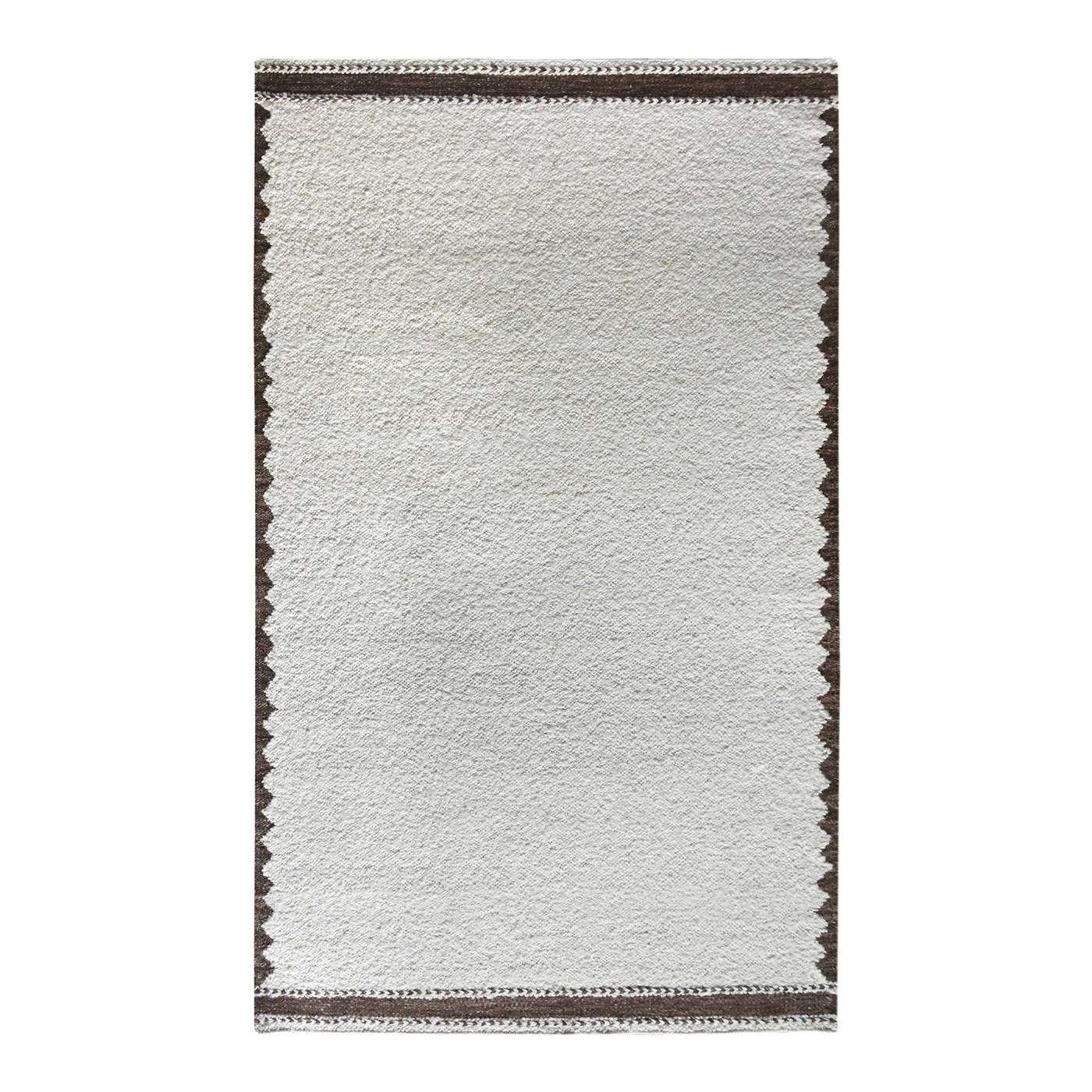 Area Rug, Bedroom Rug, Living Room Rug, Living Area Rug, Indian Rug, Office Carpet, Office Rug, Shop Rug Online, Natural White, Brown, Wool, Punja Kelim, Punja, Flat Weave, Traditional