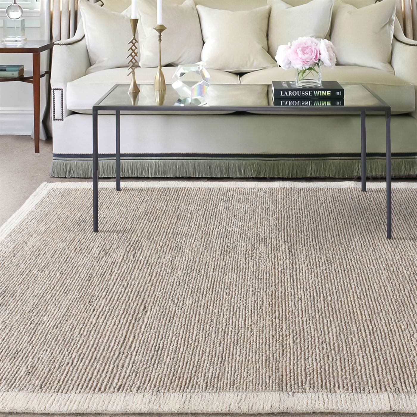 Area Rug, Bedroom Rug, Living Room Rug, Living Area Rug, Indian Rug, Office Carpet, Office Rug, Shop Rug Online, Nz Wool, Natural White, Punja, Cut And Loop, rustic