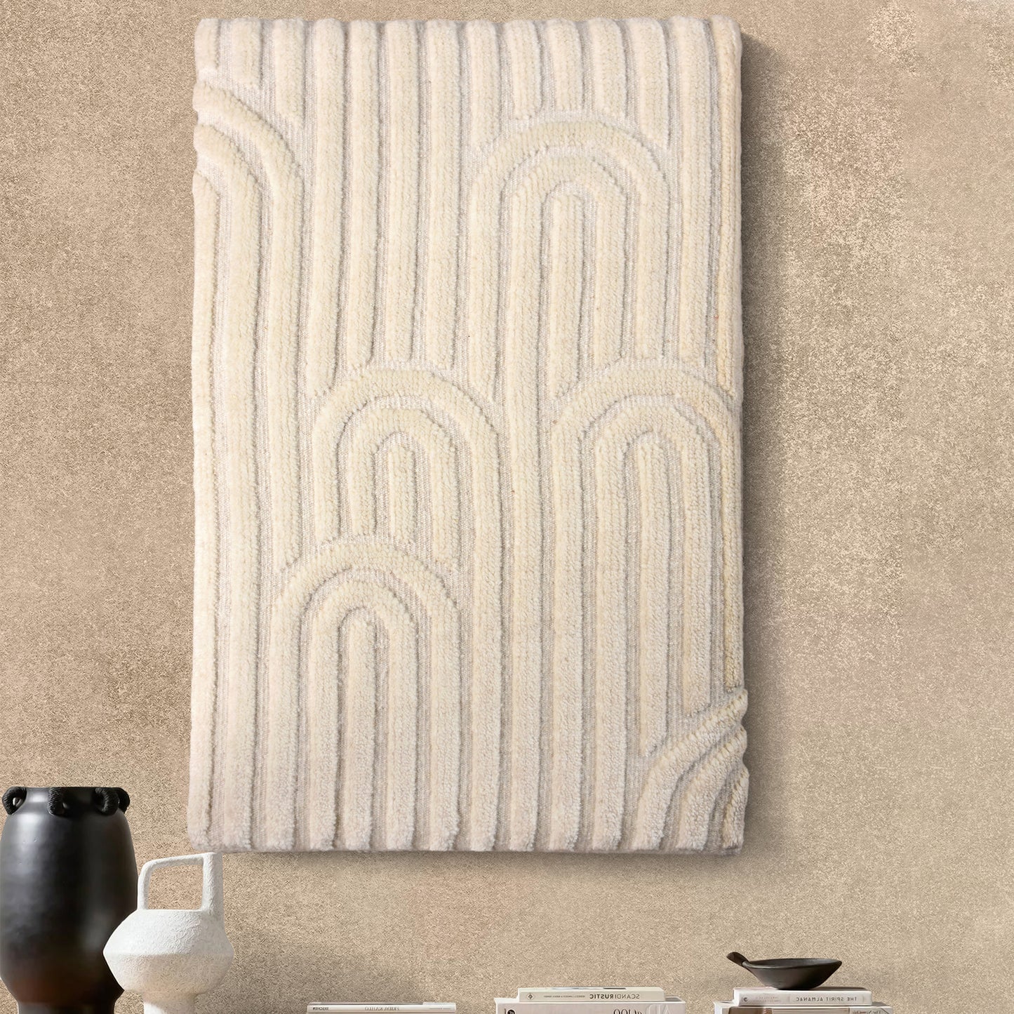 ANDARAX WALL ART - WOOL - MDF STRUCTURE