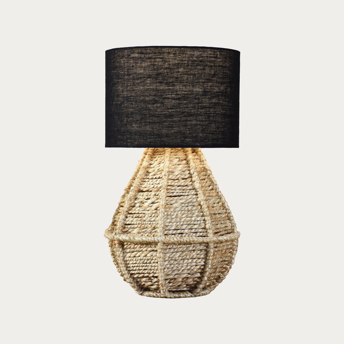 AUREA TABLE LAMP - LIGHT NATURAL - HAND MADE - JUTE