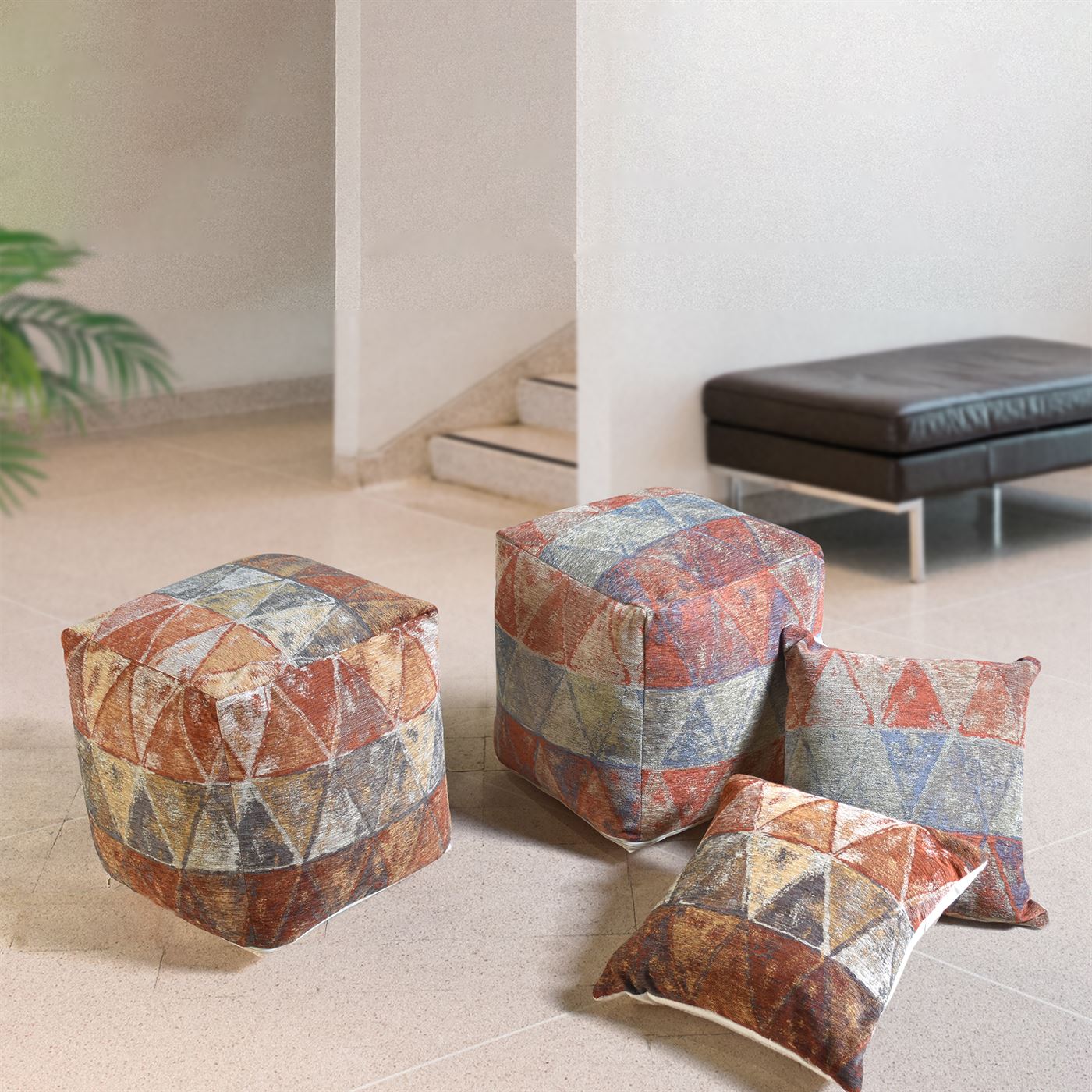 Avior Pillow, Acrylic, Polyester, Multi