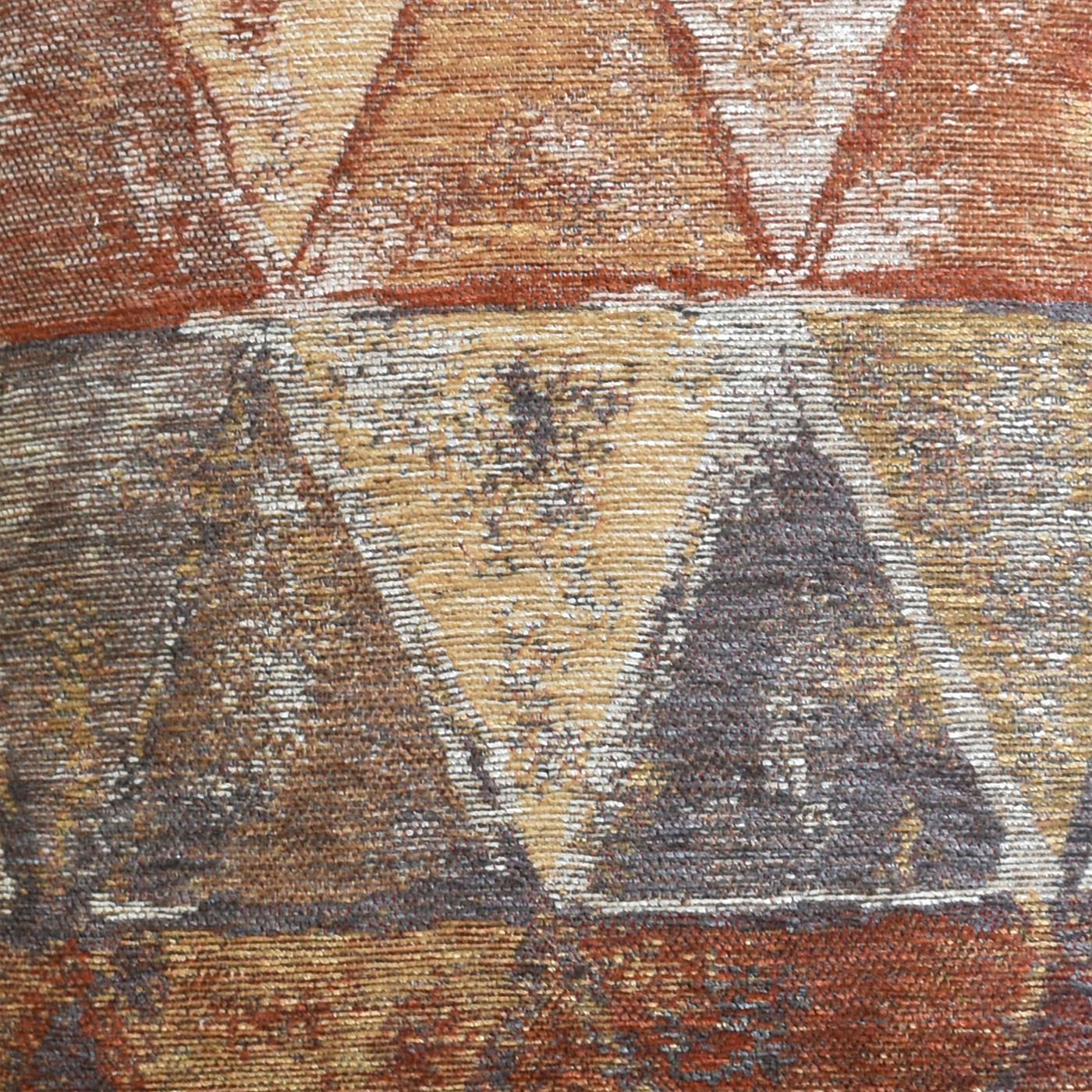 Avior Pillow, Acrylic, Polyester, Rust, Beige, Multi