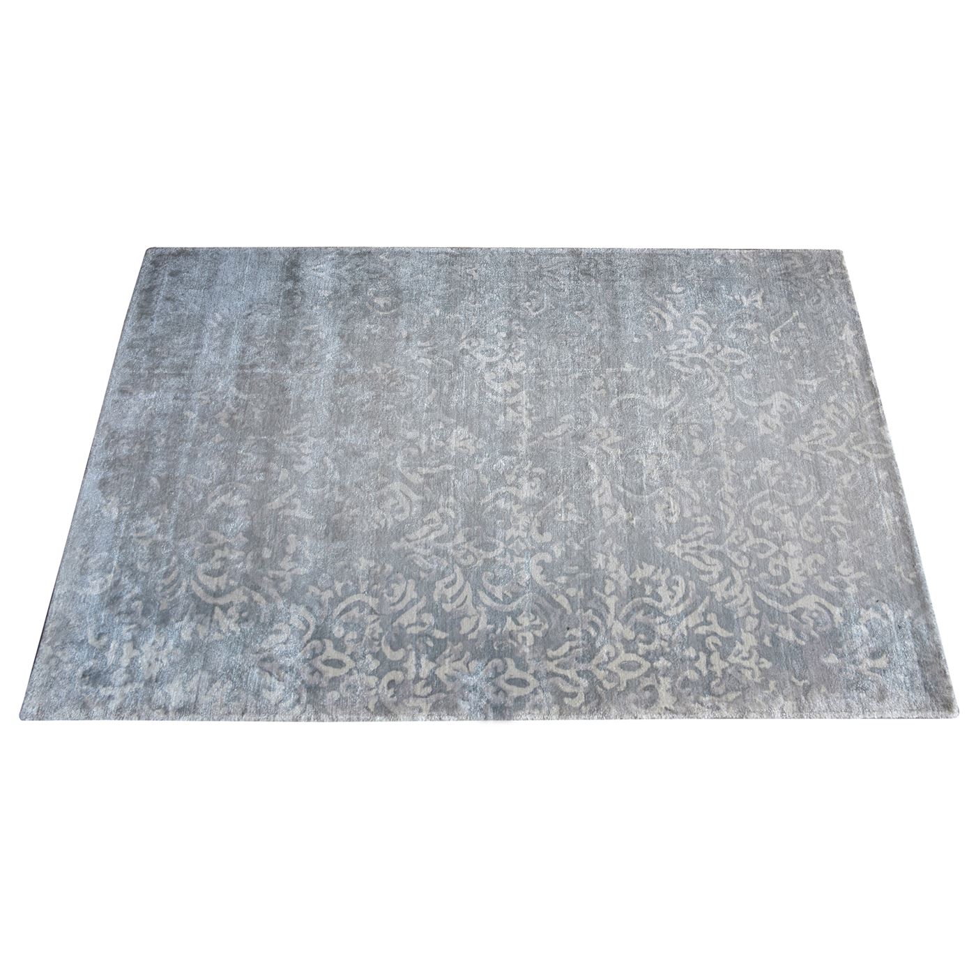 Area Rug, Bedroom Rug, Living Room Rug, Living Area Rug, Indian Rug, Office Carpet, Office Rug, Shop Rug Online, Wool, Viscose, Printed, Grey, Natural White, Oriental