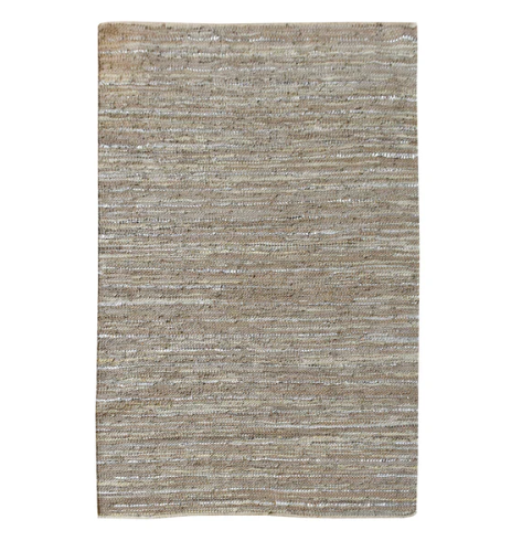 AYANA RUG - LEATHER/ PU