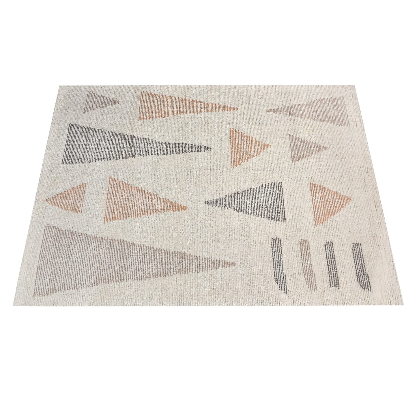 BAFING RUG - IVORY/MULTI- WOOL