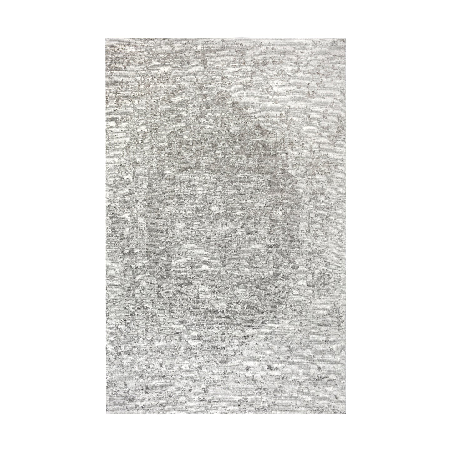 BALBO RUG - GREY/IVORY - WOOL/POLYESTER