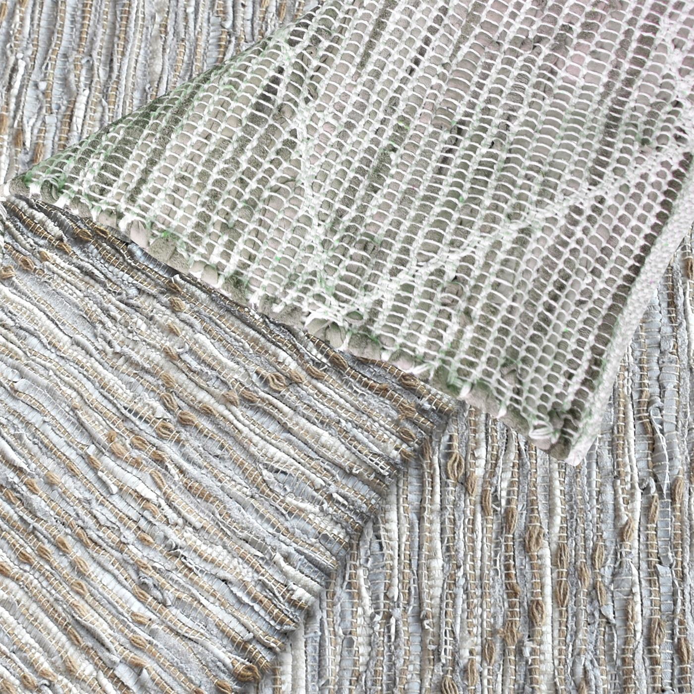 BARGO RUG - LEATHER/ HEMP