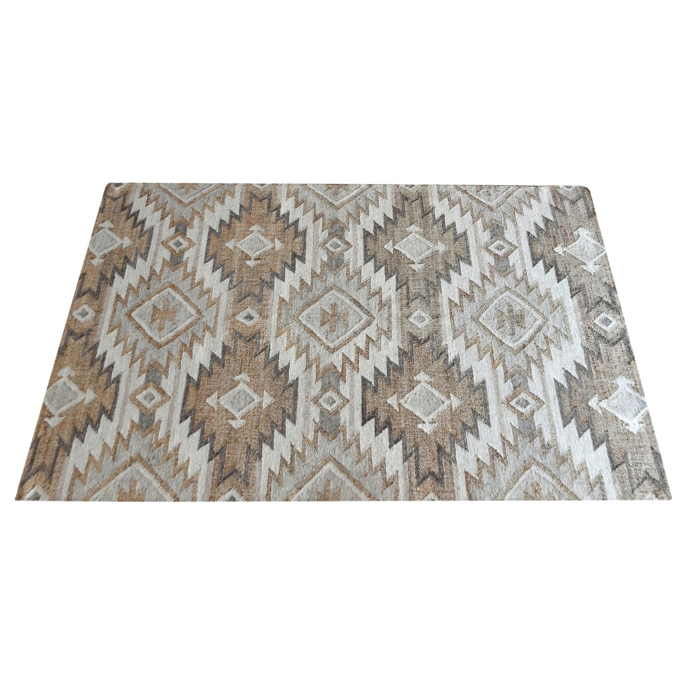 Area Rug, Bedroom Rug, Living Room Rug, Living Area Rug, Indian Rug, Office Carpet, Office Rug, Shop Rug Online, Hemp, Wool, Natural, Grey, Punja, Flat Weave, geometric