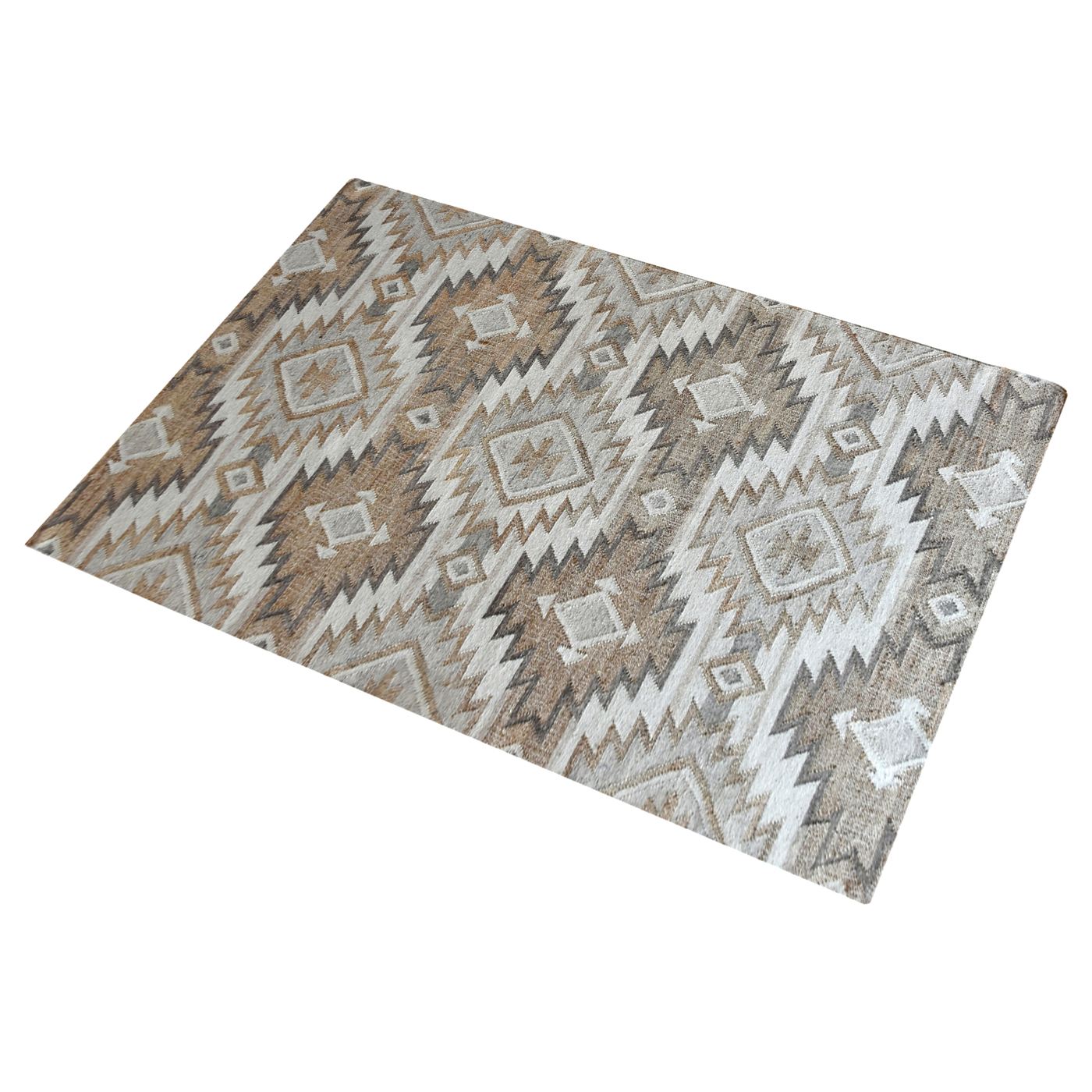 Area Rug, Bedroom Rug, Living Room Rug, Living Area Rug, Indian Rug, Office Carpet, Office Rug, Shop Rug Online, Hemp, Wool, Natural, Grey, Punja, Flat Weave, geometric