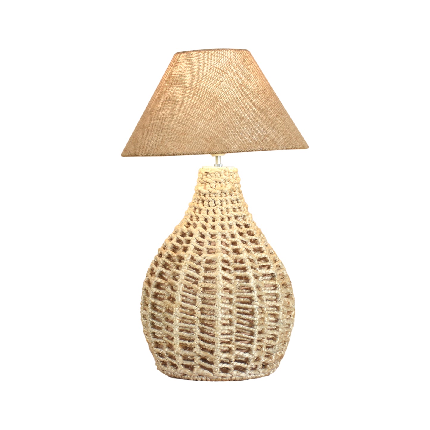 BENEVA TABLE LAMP - NATURAL - HAND MADE - JUTE