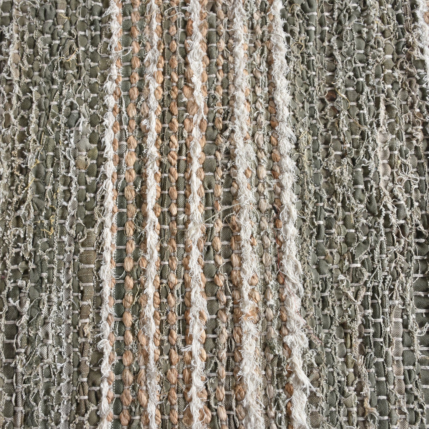 BENTO RUG - NATURAL/BEIGE - DENIM/COTTON SALVAGE