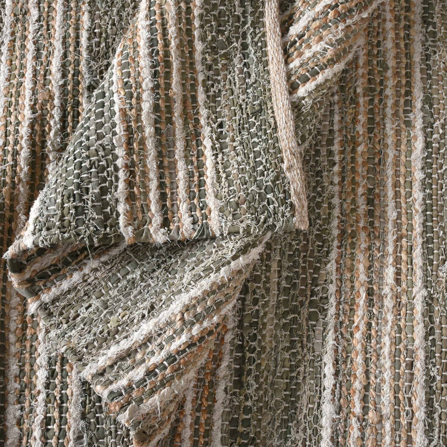 BENTO RUG - NATURAL/BEIGE - DENIM/COTTON SALVAGE