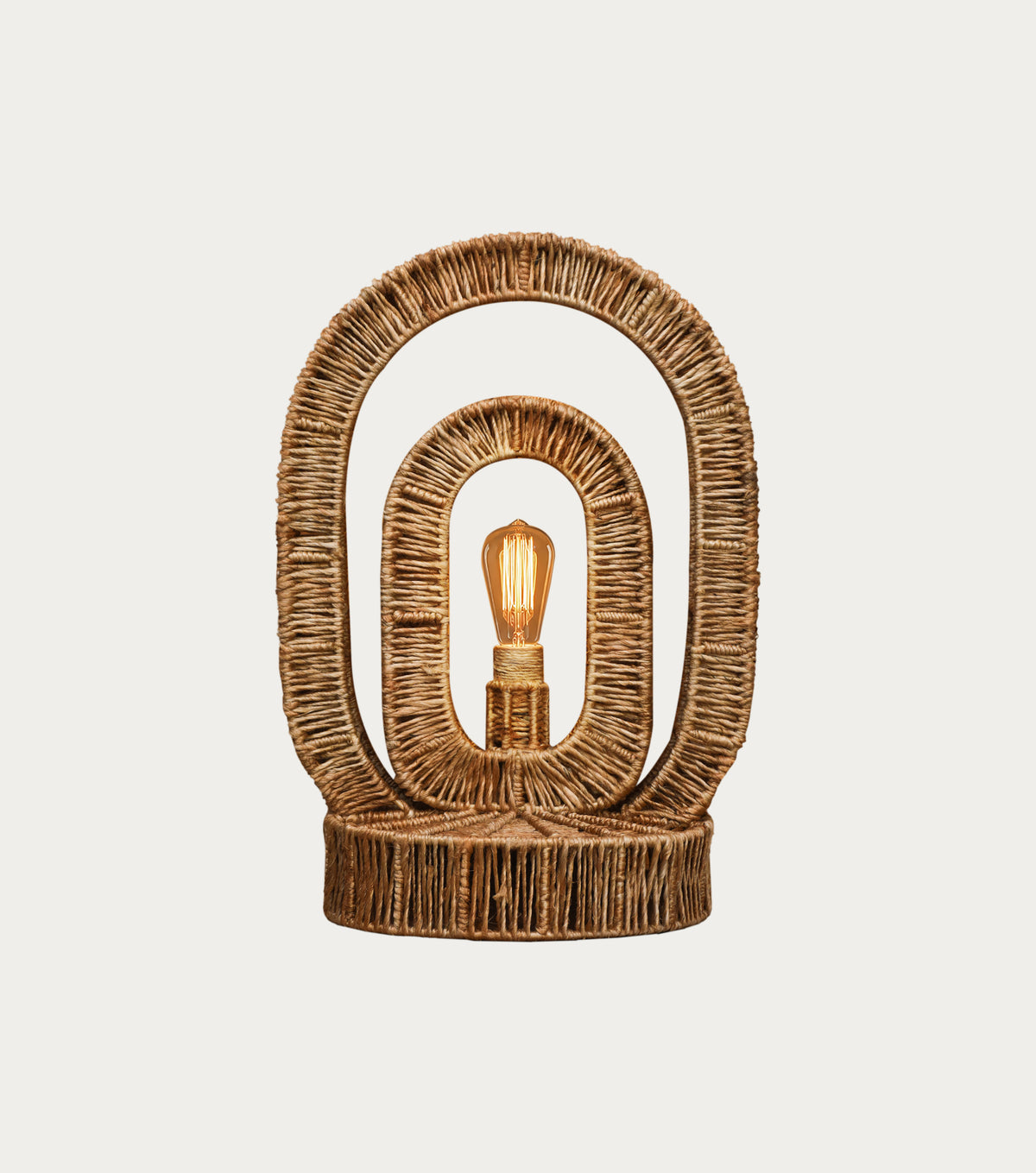 BRELAN LAMP - NATURAL - HAND MADE - JUTE