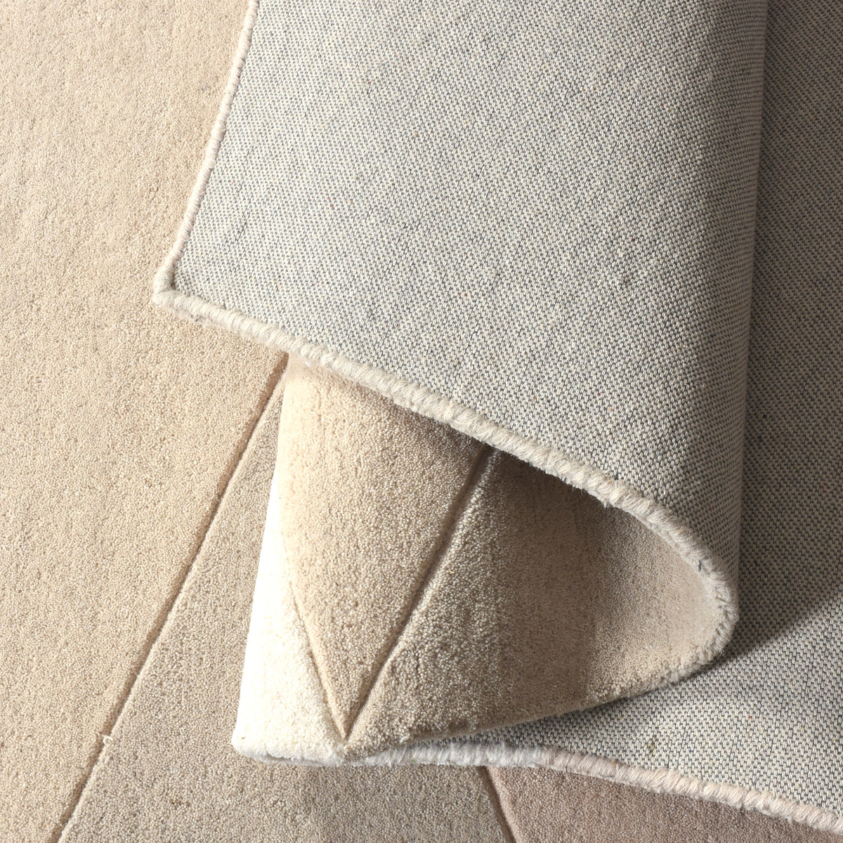 BULEN RUG - IVORY/BEIGE - HAND TUFTED - WOOL
