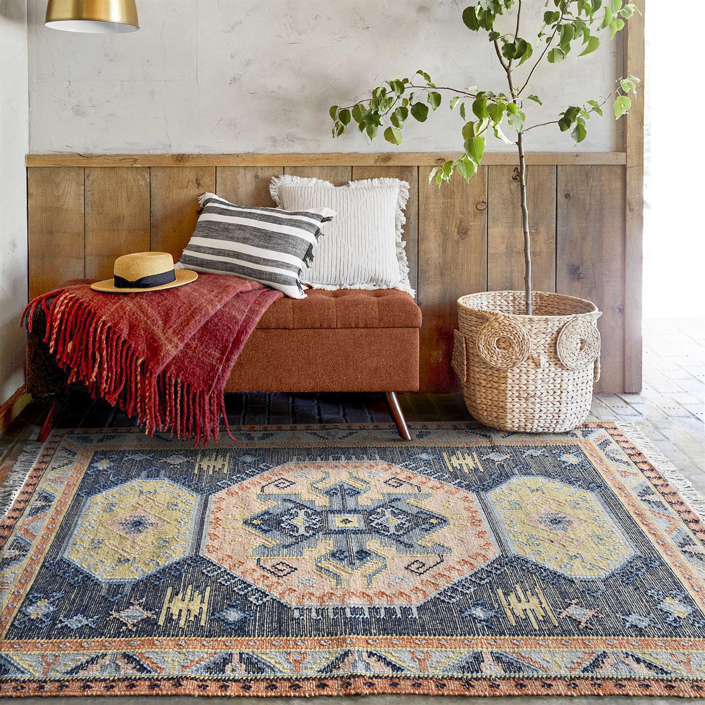 Area Rug, Bedroom Rug, Living Room Rug, Living Area Rug, Indian Rug, Office Carpet, Office Rug, Shop Rug Online, Hemp, Wool, Multi, Punja, Flat Weave, intricate