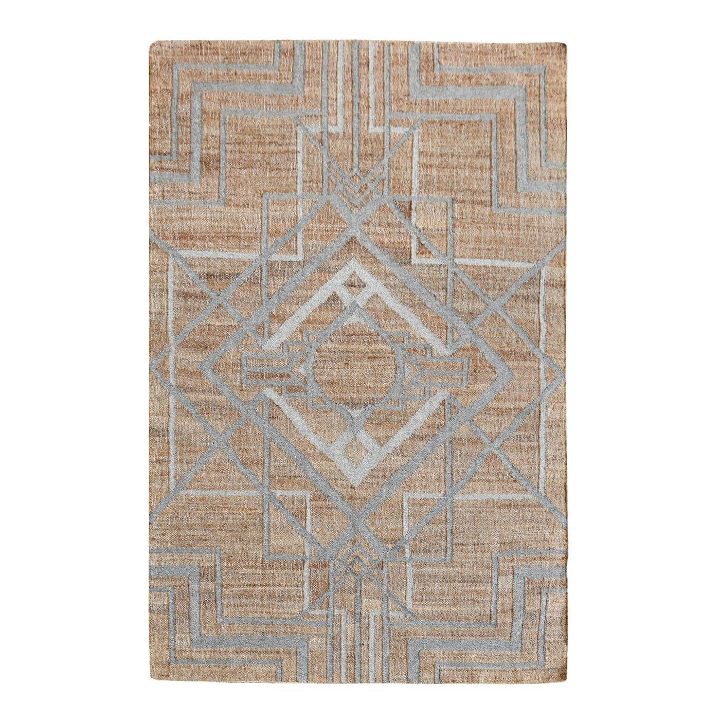 Area Rug, Bedroom Rug, Living Room Rug, Living Area Rug, Indian Rug, Office Carpet, Office Rug, Shop Rug Online, Hemp, Wool, Natural, Grey, Punja, Flat Weave, geometric