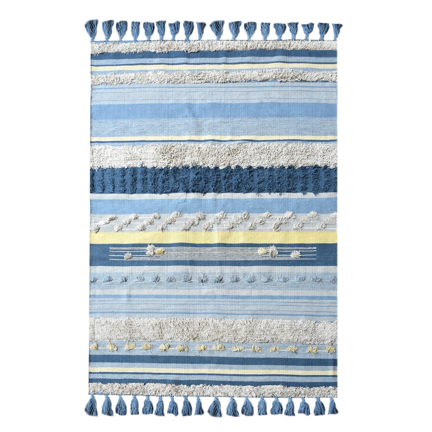 Area Rug, Bedroom Rug, Living Room Rug, Living Area Rug, Indian Rug, Office Carpet, Office Rug, Shop Rug Online, Cotton, Blue, Multi, Traditional