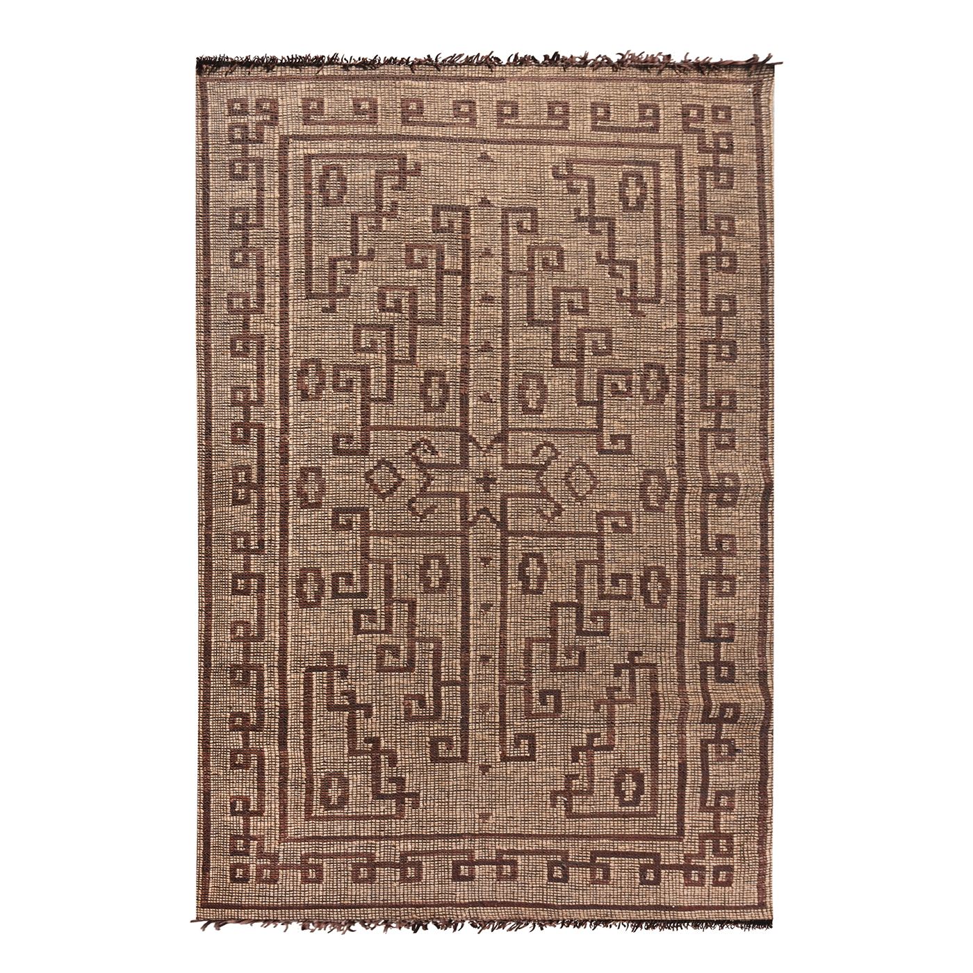 Area Rug, Bedroom Rug, Living Room Rug, Living Area Rug, Indian Rug, Office Carpet, Office Rug, Shop Rug Online, Hemp, Leather, Natural, Brown, Punja, Flat Weave, Modern
