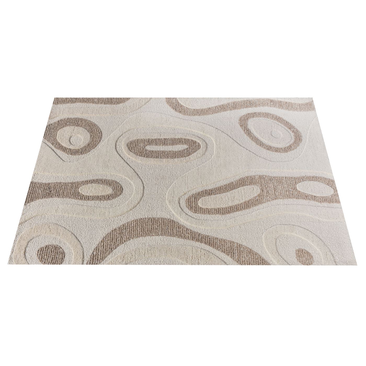 Area Rug, Bedroom Rug, Living Room Rug, Living Area Rug, Indian Rug, Office Carpet, Office Rug, Shop Rug Online, Wool, Natural White, Beige, Hand woven, Cut And Loop, modern