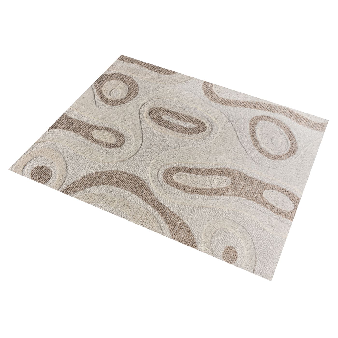 Area Rug, Bedroom Rug, Living Room Rug, Living Area Rug, Indian Rug, Office Carpet, Office Rug, Shop Rug Online, Wool, Natural White, Beige, Hand woven, Cut And Loop, modern