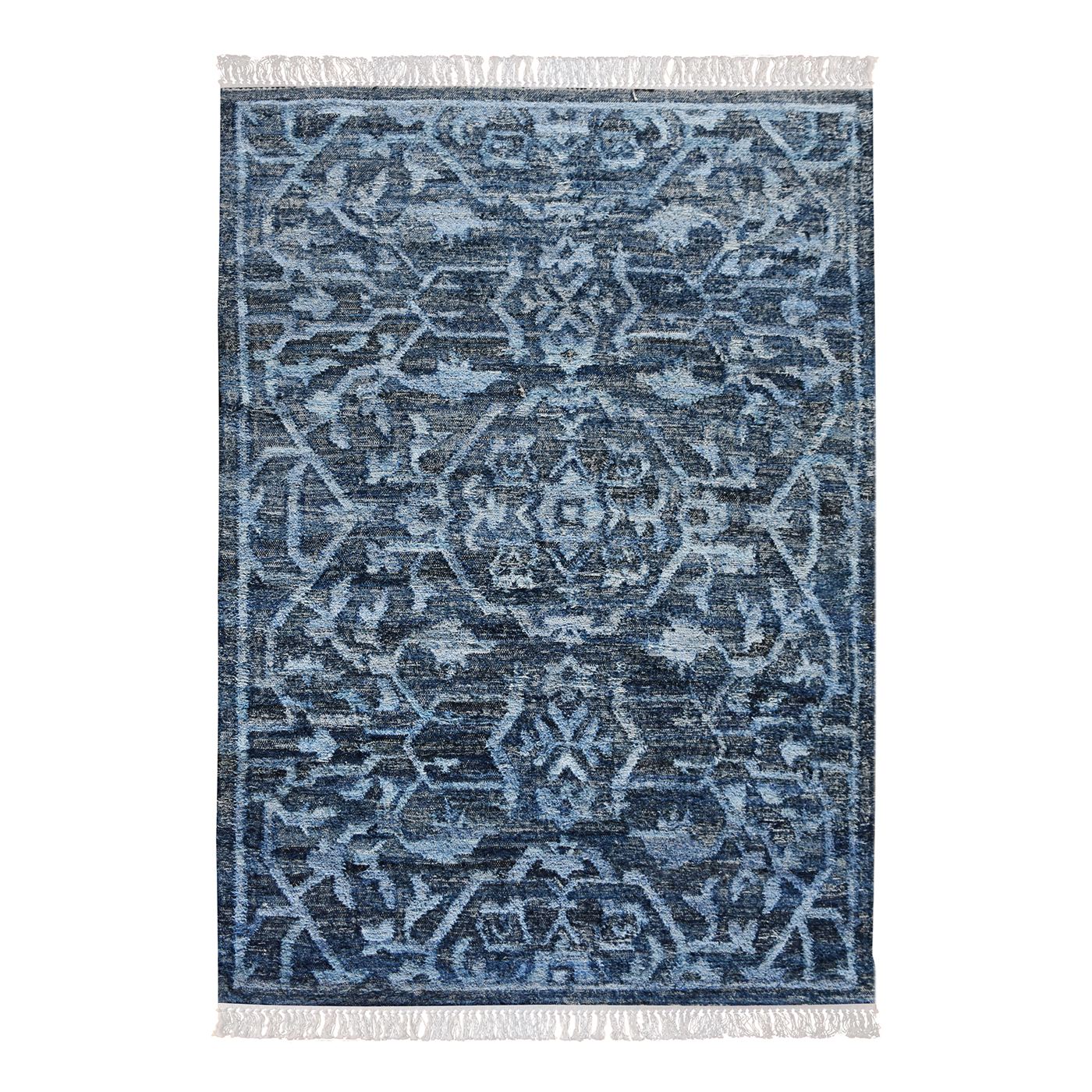 Area Rug, Bedroom Rug, Living Room Rug, Living Area Rug, Indian Rug, Office Carpet, Office Rug, Shop Rug Online, Denim, Blue, Punja, Flat Weave, Vintage