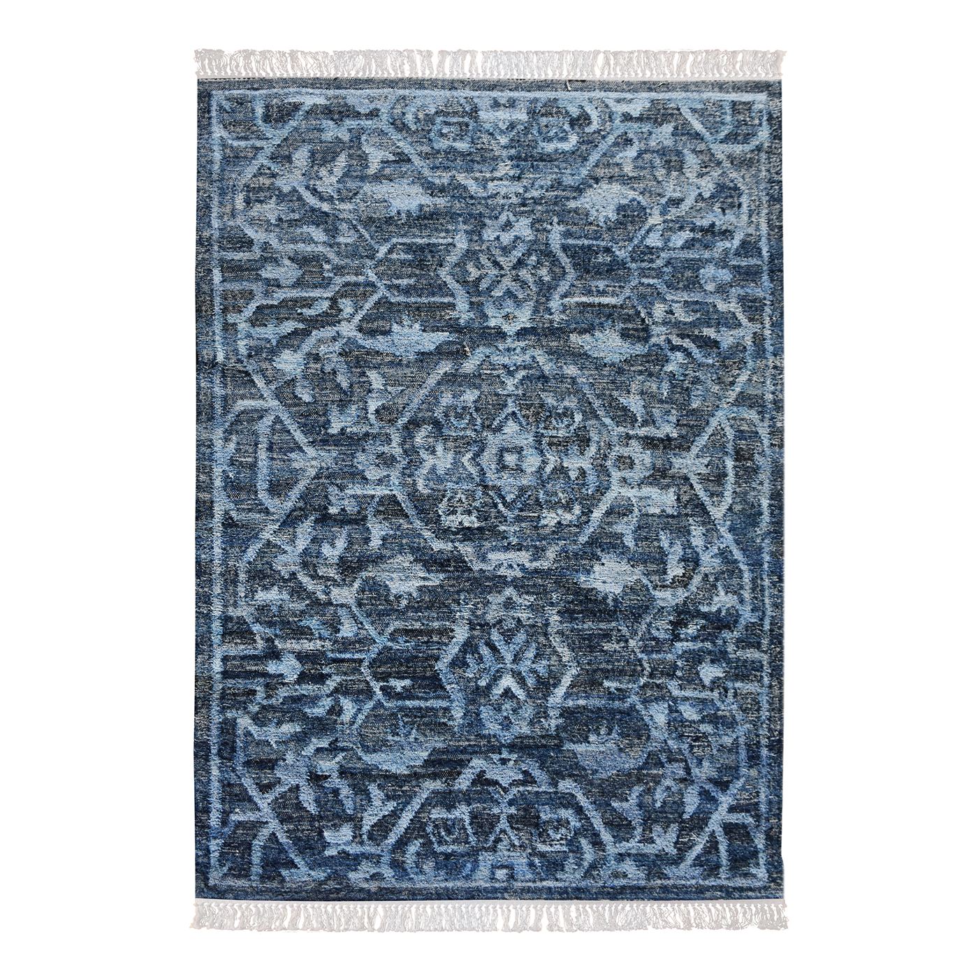 Area Rug, Bedroom Rug, Living Room Rug, Living Area Rug, Indian Rug, Office Carpet, Office Rug, Shop Rug Online, Denim, Blue, Punja, Flat Weave, Vintage 