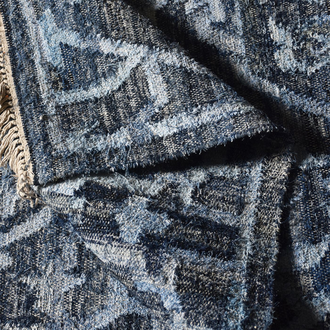 Area Rug, Bedroom Rug, Living Room Rug, Living Area Rug, Indian Rug, Office Carpet, Office Rug, Shop Rug Online, Denim, Blue, Punja, Flat Weave, Vintage