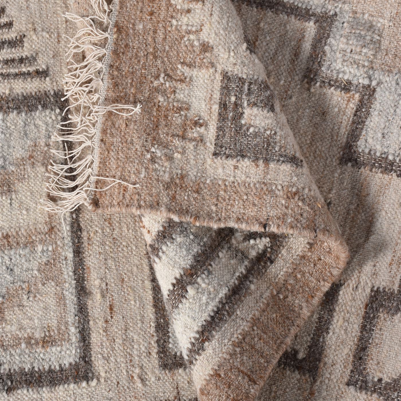 Area Rug, Bedroom Rug, Living Room Rug, Living Area Rug, Indian Rug, Office Carpet, Office Rug, Shop Rug Online, Wool, Beige, Brown, Punja, Flat Weave , subtle