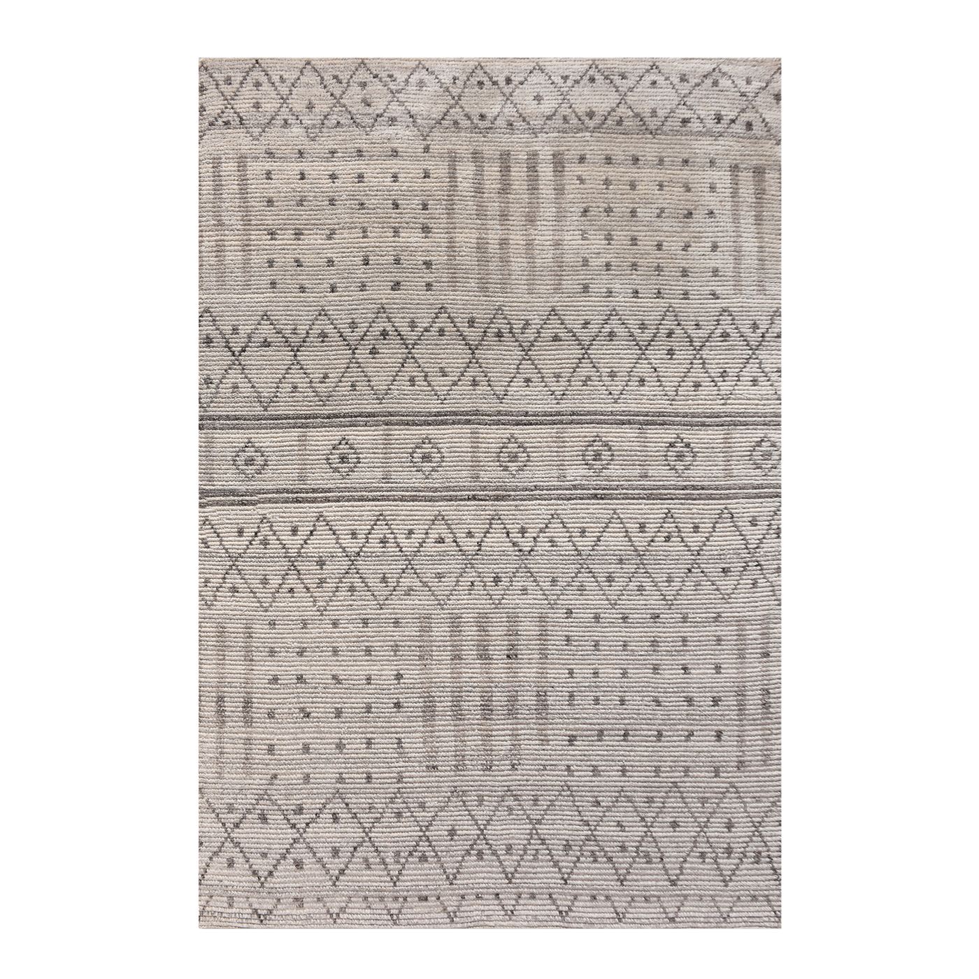 Area Rug, Bedroom Rug, Living Room Rug, Living Area Rug, Indian Rug, Office Carpet, Office Rug, Shop Rug Online, Wool, Natural White, Grey, Hand knotted, All Cut , tribal