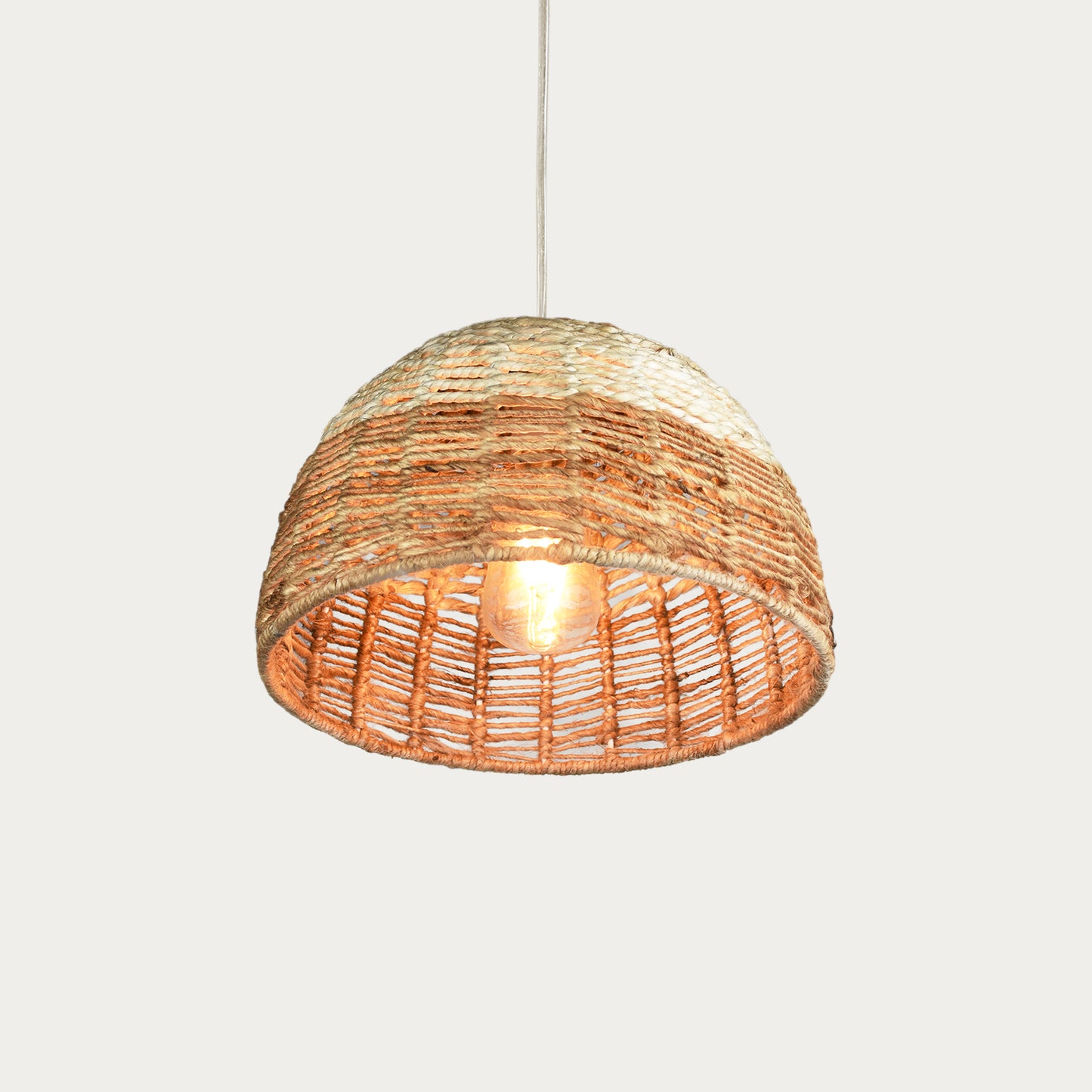 CORDEIR LAMP - NATURAL/IVORY - HAND MADE - JUTE