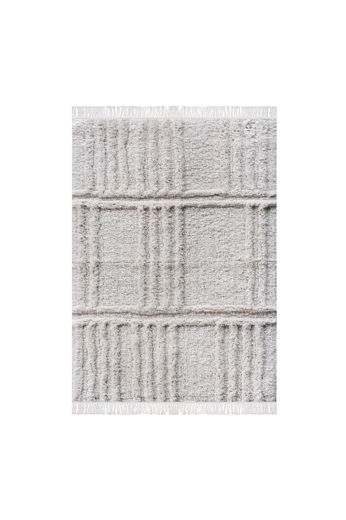 COURTYARD OPT BATH RUG - IVORY - COTTON - TABLE TUFTED