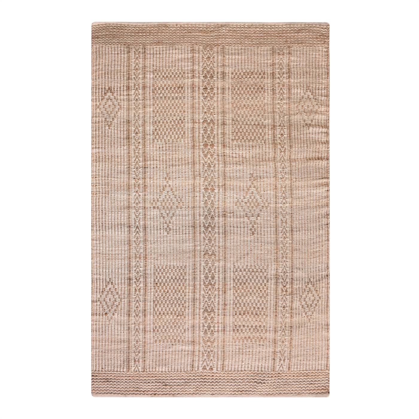 Area Rug, Bedroom Rug, Living Room Rug, Living Area Rug, Indian Rug, Office Carpet, Office Rug, Shop Rug Online, Natural, Natural White , Jute, Jacquard Woven , Jaquard Durry, Flat Weave, Intricate