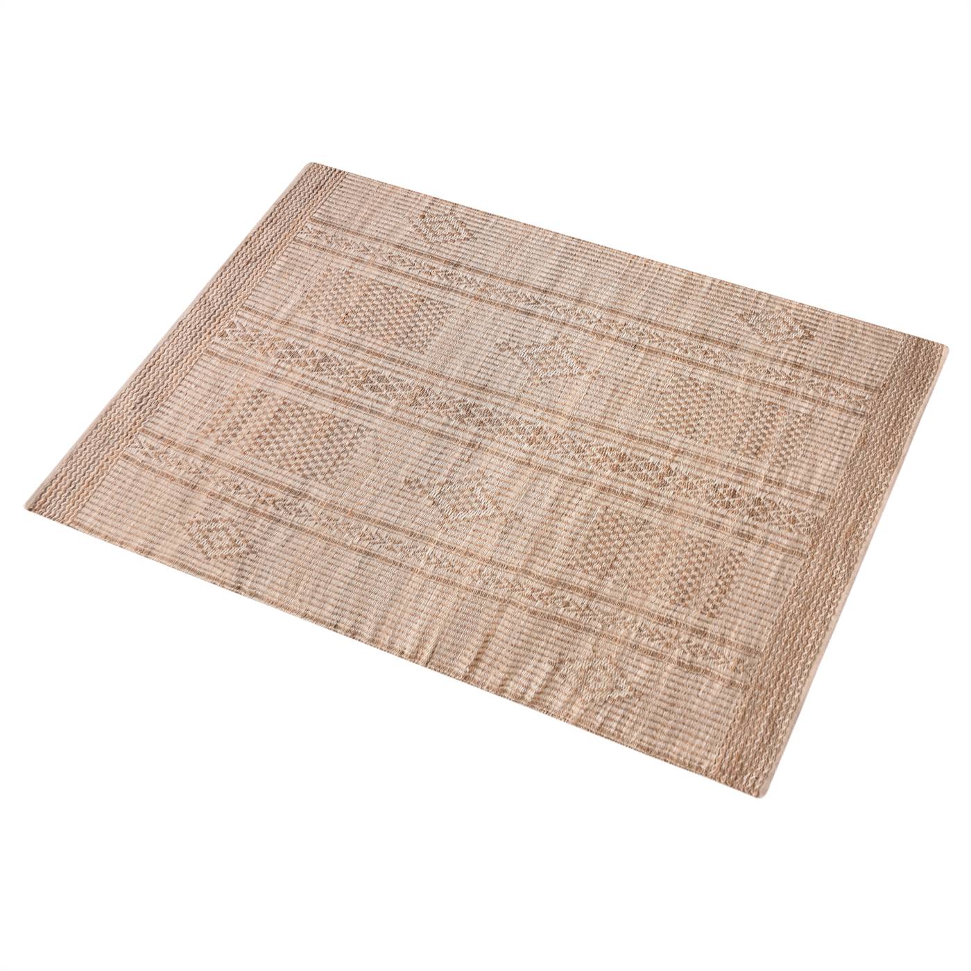 Area Rug, Bedroom Rug, Living Room Rug, Living Area Rug, Indian Rug, Office Carpet, Office Rug, Shop Rug Online, Natural, Natural White , Jute, Jacquard Woven , Jaquard Durry, Flat Weave, Intricate