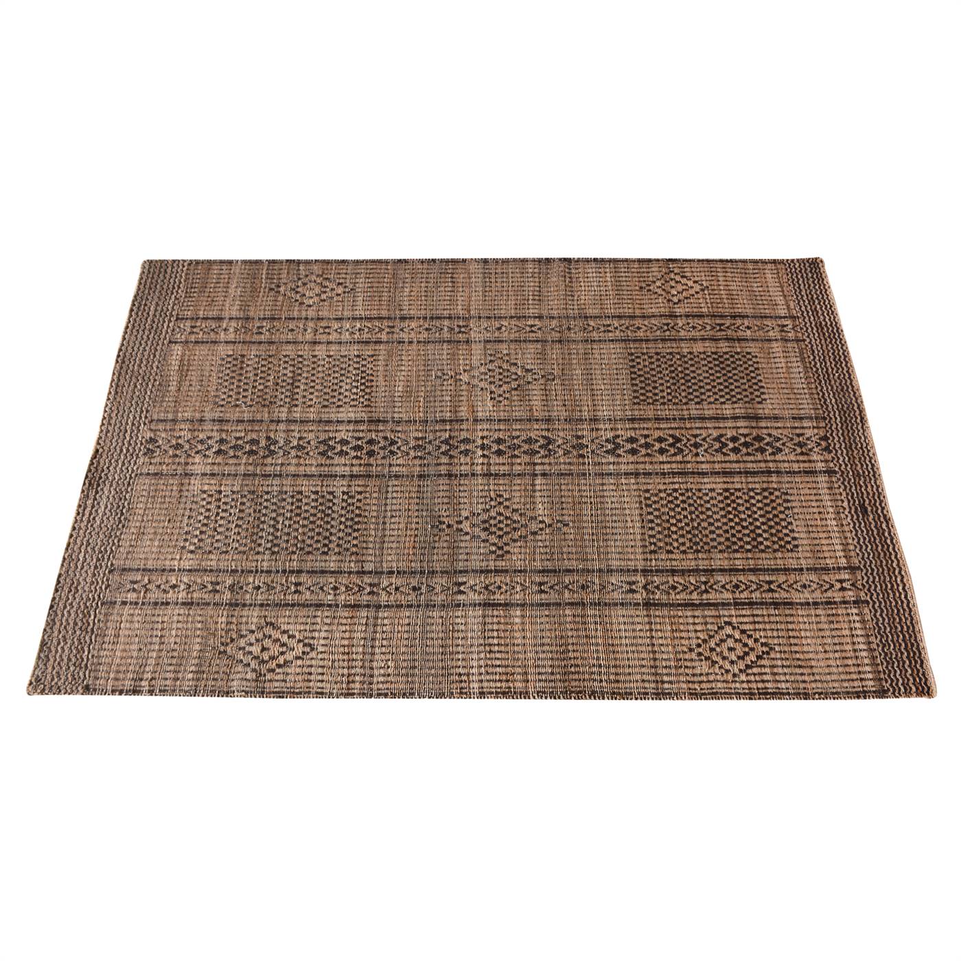 Area Rug, Bedroom Rug, Living Room Rug, Living Area Rug, Indian Rug, Office Carpet, Office Rug, Shop Rug Online, Natural, Brown , Jute, Jacquard Woven , Jaquard Durry, Flat Weave, Intricate
