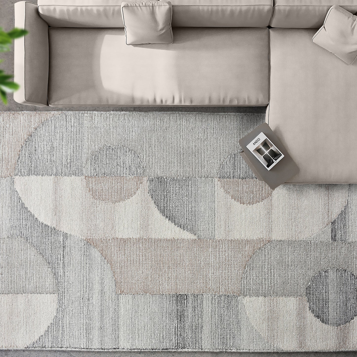 CUINI RUG - IVORY/BEIGE/GREY - WOOL