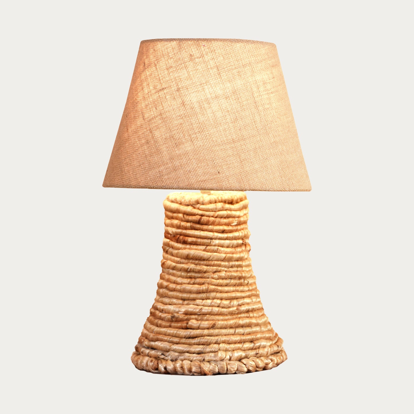 CLIVIA TABLE LAMP - NATURAL - HAND MADE - JUTE