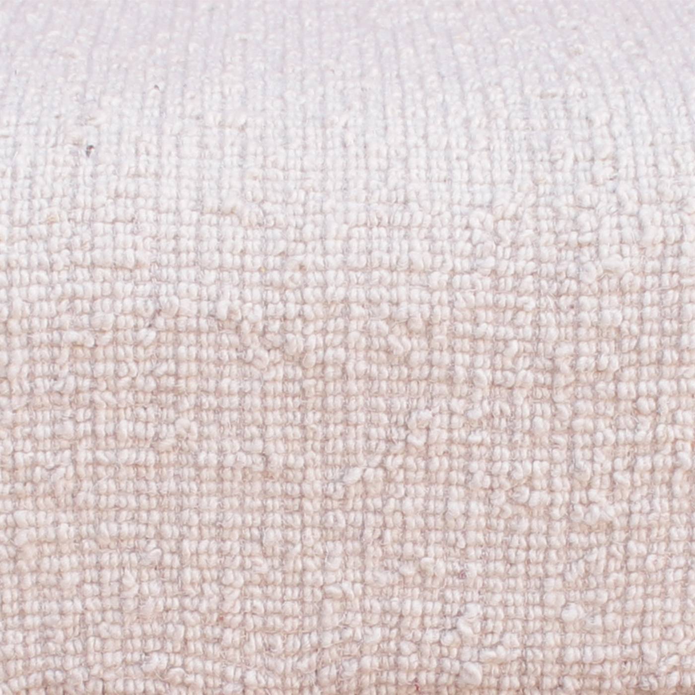 Darya Bench, 80x30x40 cm, Natural White, Wool, Hand Woven, Handwoven, All Loop