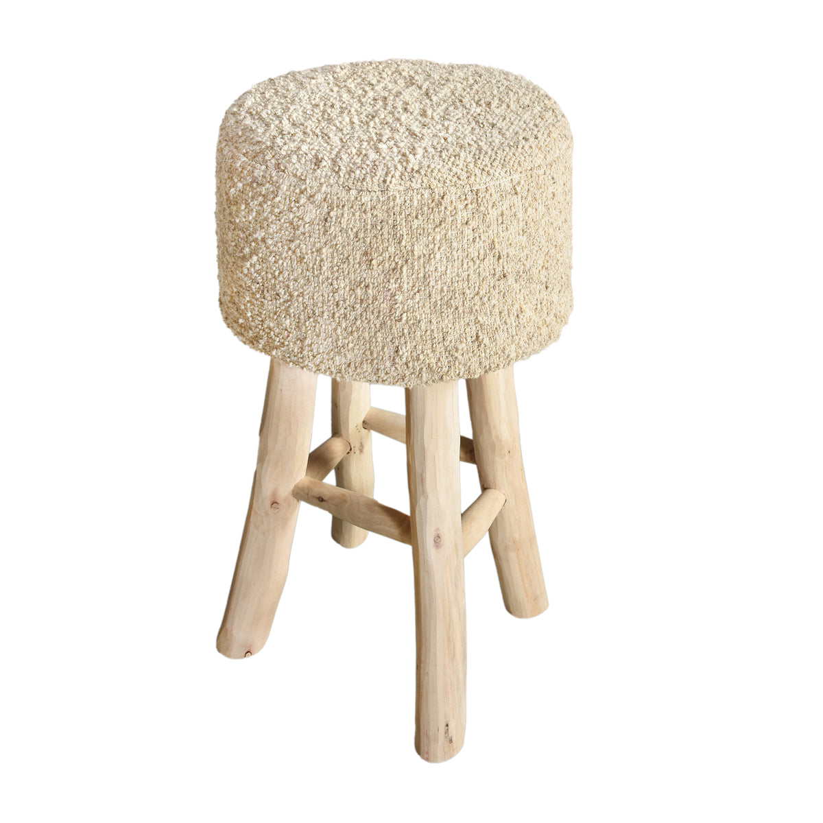 DARYA BAR STOOL - HAND WOVEN - WOOL