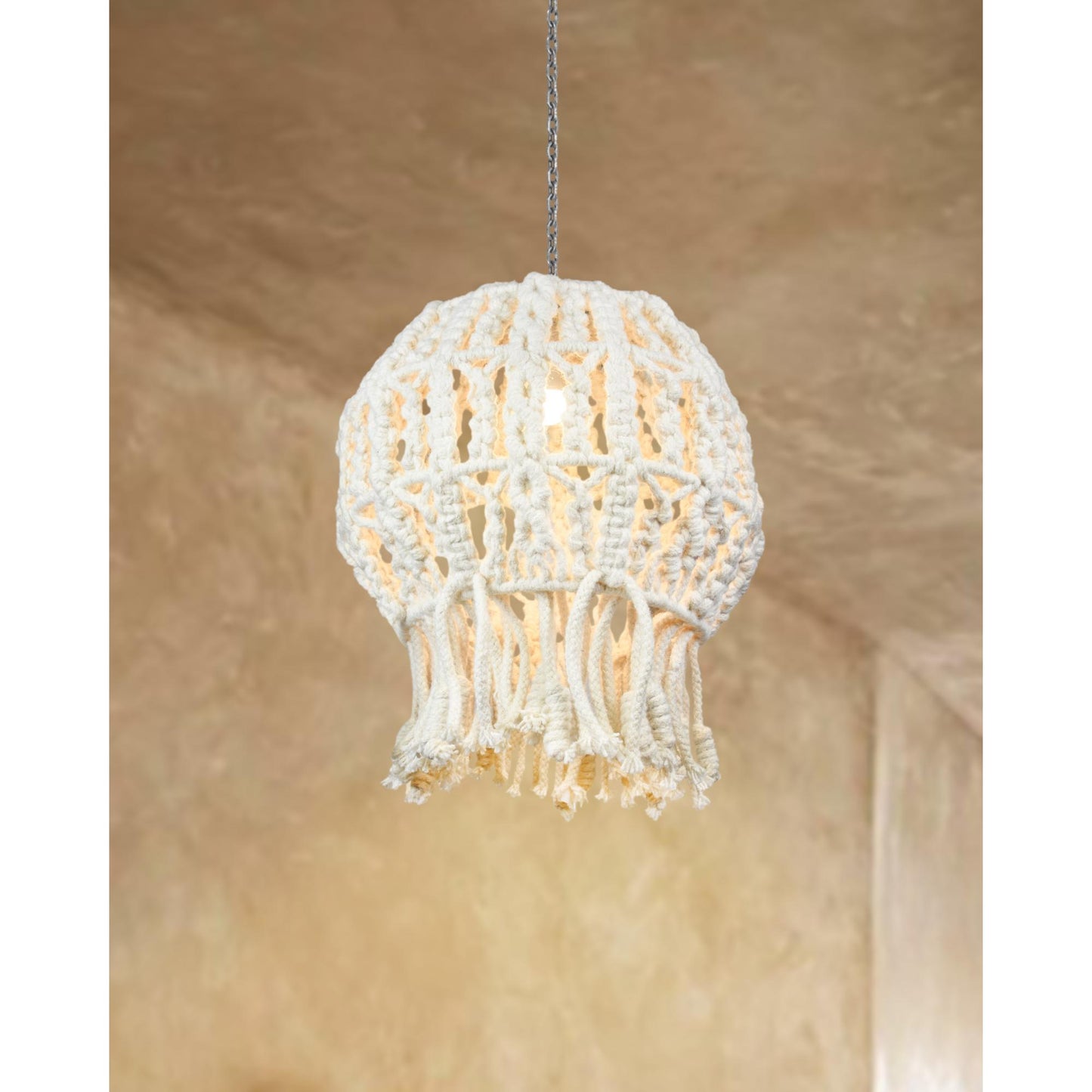 DAVAO LAMP - IVORY - HAND MADE - WOOL
