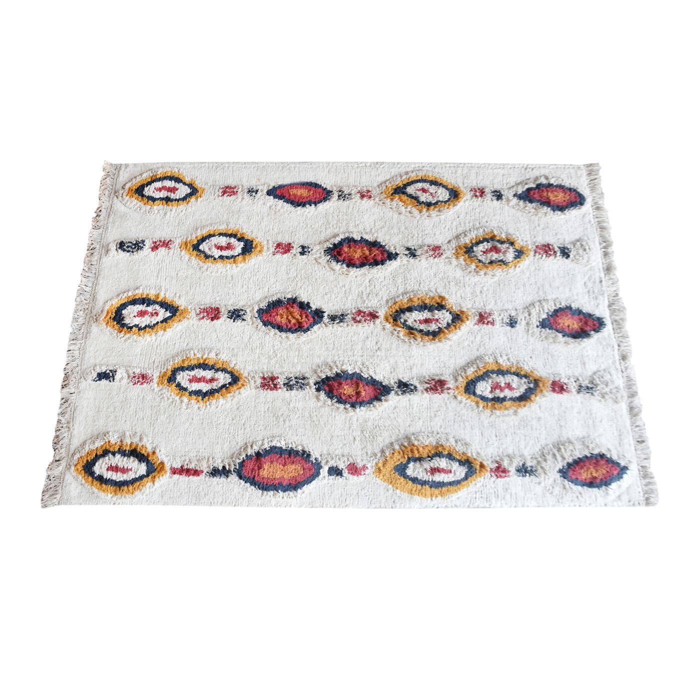 Area Rug, Bedroom Rug, Living Room Rug, Living Area Rug, Indian Rug, Office Carpet, Office Rug, Shop Rug Online, Cotton, Natural White, Multi, Bm Fn, All Cut, Traditional