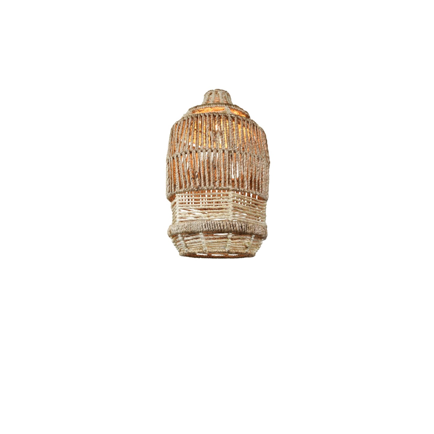 DROICHEAD LAMP - NATURAL/IVORY - HAND MADE - JUTE